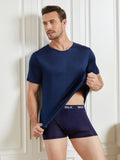 SilkSilky-UK-Silk-Knitted-Short-Sleeve-Round-Neck-Men's-T-Shirt-Dark-Blue-001