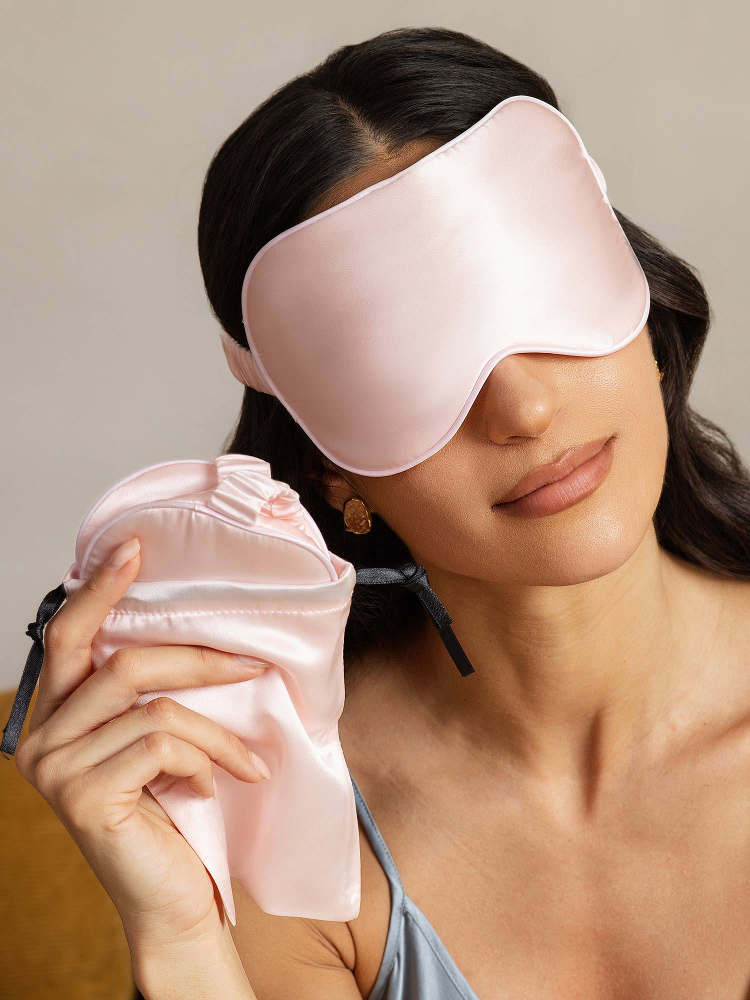 [Pink] SilkSilky-UK Pure Silk Eye Mask 003
