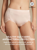 [Beige] SilkSilky-UK Silk Knitted Panty 004