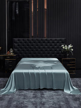 [Grayish Blue] SilkSilky-UK 19Momme Sheet 002