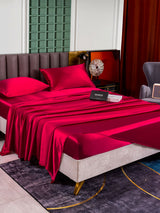 [Wine] SilkSilky-UK 25Momme Bed Linen Set 005