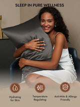 [Dark Gray] SilkSilky-UK 30Momme Pillowcase 005