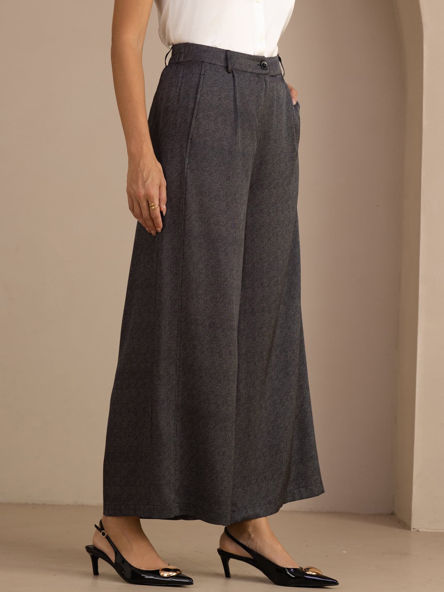 [Black] SilkSilky-UK Womens Pants 001