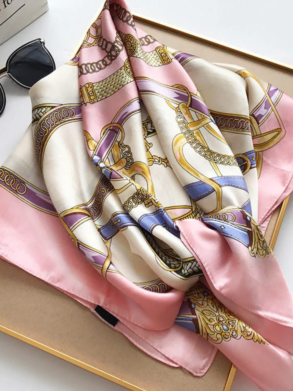 [P013] SilkSilky-UK Pure Silk Scarf 002,