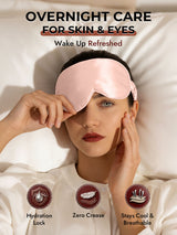 [Pink] SilkSilky-UK 22Momme Sleep Mask 007