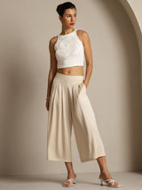 [Beige] SilkSilky-UK Women's Pants 007