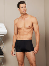 [Black] SilkSilky-UK 100% Silk Jersey Men's Underwear 003