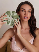 [Light Green] SilkSilky-UK Scrunchie 002