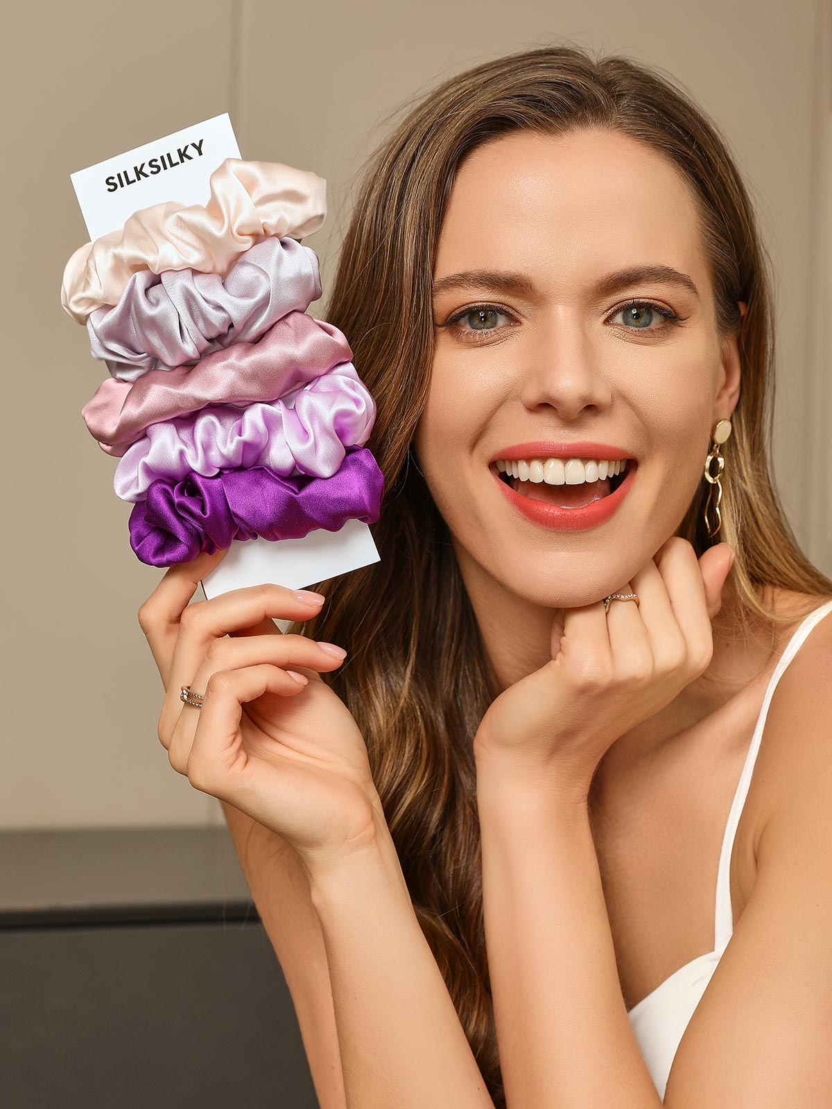 [Group1] SilkSilky-UK 19Momme Pure Silk Scrunchie 003