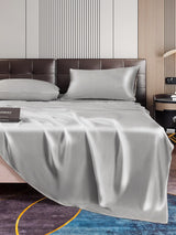 [Silver] SilkSilky-UK 22Momme Pure Silk Bedding Set 006,