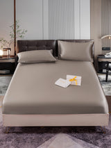 [Gray] SilkSilky-UK 22Momme Bed Linen Set 001