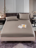 SilkSilky UK 22Momme Pure Silk Bedding Set Gray 001