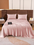 SilkSilky UK 19Momme Pure Silk Bedding Set PaleMauve 002