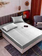 [Silver] SilkSilky-UK 19Momme Bed Linen Set 001
