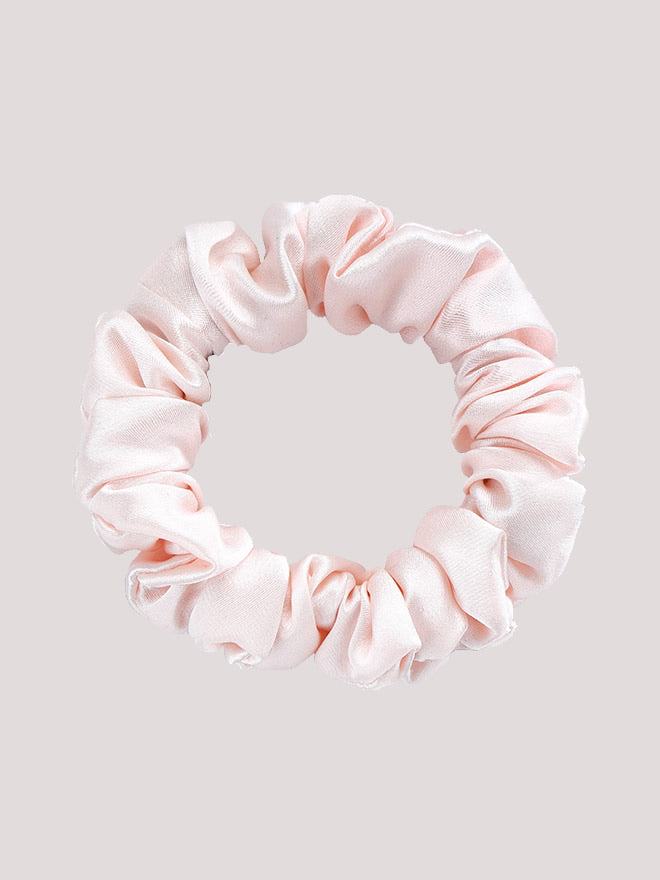 SilkSilky-UK 19Momme Pure Silk Scrunchie LightPink 004