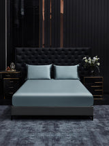 [Grayish Blue] SilkSilky-UK 19Momme Bed Linen Set 002