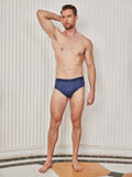 SilkSilky UK Silk Knitted Mens Underwear DarkBlue 004