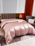 SilkSilky UK 22Momme Pure Silk Duvet Cover PaleMauve 003