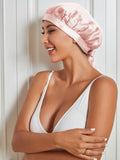 SilkSilky UK Pure Silk Sleep Cap Pink 006