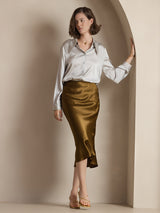 [Brown] SilkSilky-UK Skirt 003