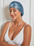 SilkSilky-UK-Pure-Silk-Sleep-Cap-Steel-Blue-004