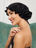 SilkSilky-UK-Pure-Silk-Sleep-Cap-Black-004