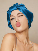 [Teal] SilkSilky-UK Sleep Cap 001