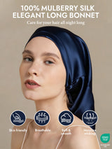 [Dark Blue] SilkSilky-UK Sleep Cap 002