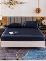 [Dark Blue] SilkSilky-UK 19Momme Bed Linen Set 002