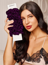 [Deep Purple] SilkSilky-UK Scrunchie 002