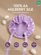 [Lavender] SilkSilky-UK Sleep Cap 002
