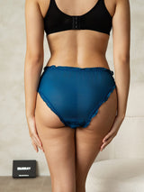 [Teal] SilkSilky-UK Pure Silk Panty 003