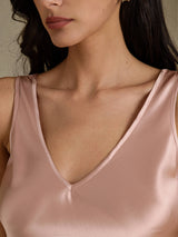[Tuscany] SilkSilky-UK Sleeveless V Neck Camisole 003