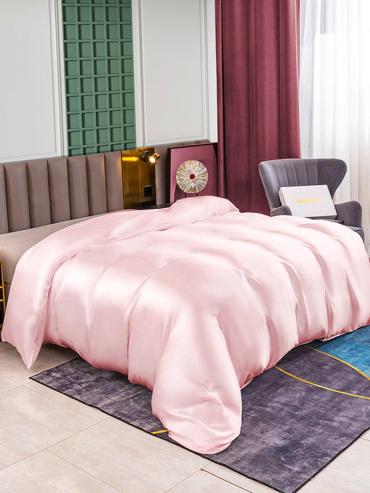 25Momme Mulberry Silk Seamless Duvet Cover (WITHOUT PILLOWCASES)