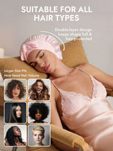[Light Pink] SilkSilky-UK Sleep Cap 005