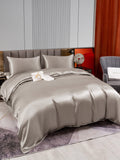 SilkSilky UK 22Momme Pure Silk Bedding Set Gray 003