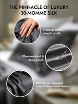 [Dark Gray] SilkSilky-UK 30Momme Pillowcase 002