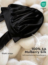 [Black] SilkSilky-UK Sleep Cap 002