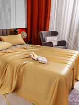 [Champagne] SilkSilky-UK 22Momme Bed Linen Set 005