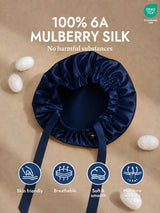 [Dark Blue] SilkSilky-UK Sleep Cap 002
