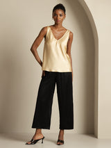 [Champagne] SilkSilky-UK Sleeveless V Neck Camisole 008
