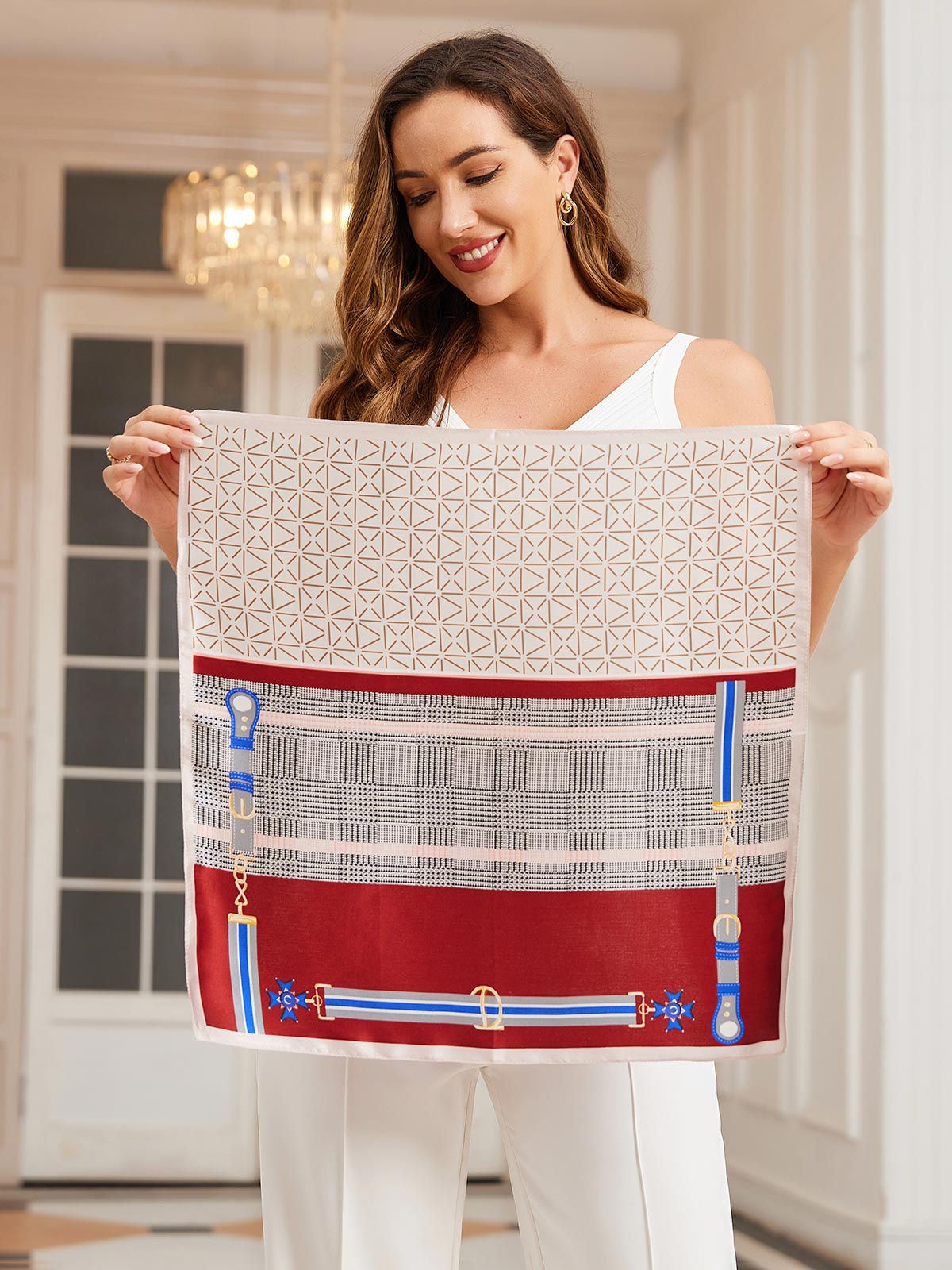 [P037] SilkSilky-UK Pure Silk Scarf 004,