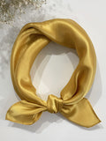 SilkSilky UK Pure Silk Scarf Yellow 001