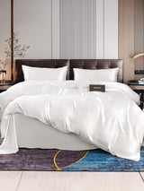 [White] SilkSilky-UK 22Momme Bed Linen Set 001