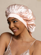 [Light Pink] SilkSilky-UK Sleep Cap 001