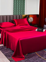 [Wine] SilkSilky-UK 25Momme Bed Linen Set 006