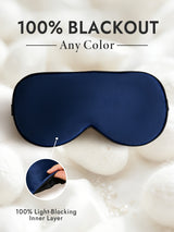 [Dark Blue] SilkSilky-UK Sleep Mask 001