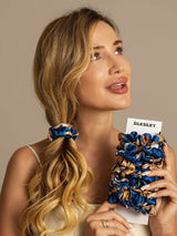 [Navy Dragon] SilkSilky-UK Scrunchie 005