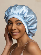 [Light Blue] SilkSilky-UK Sleep Cap 003