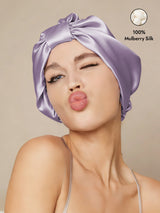 [Lavender] SilkSilky-UK Sleep Cap 001